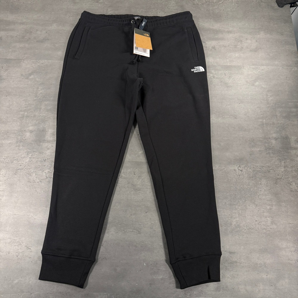 The North Face Sweatpant Jogger Womens L Evolution Half Dome Black Regular NEW